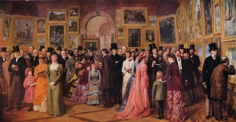 Private View At The Royal Academy, 1881', 1883 (1935) - Credit: A Pope Family Trust, c/o Martin Beisley, Getty Images, 