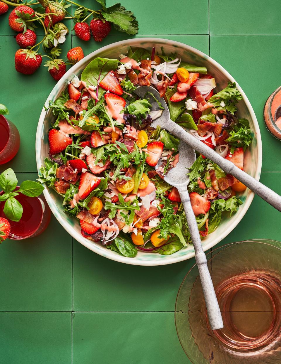 Spring Salad with Berries and Bacon