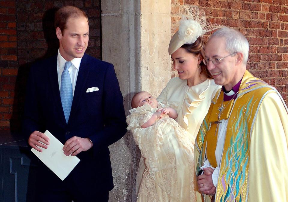 The christening is typically done by the official head of the Church of England.