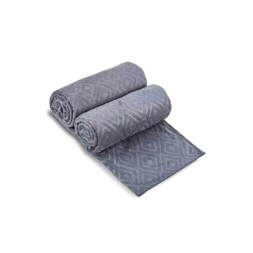 Microfiber Bath Towels, 2-Pack