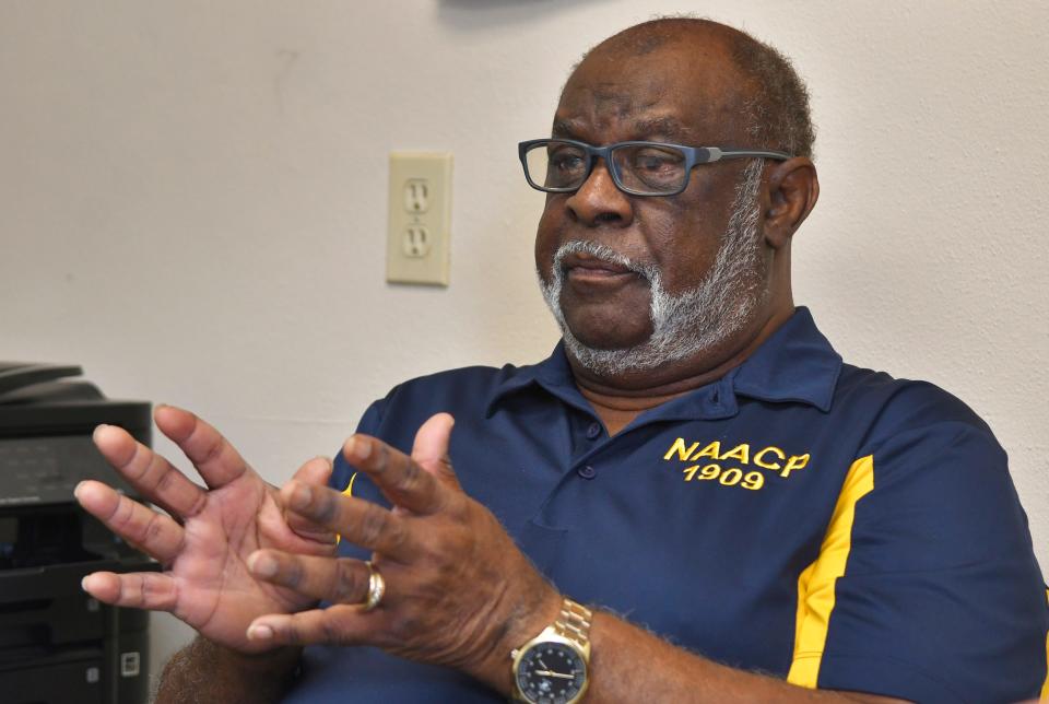 William "Bill" Gary, president of the North Brevard NAACP, is pictured at the organization's Titusville office.