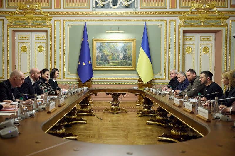 President of the European Council Michel visits Kyiv