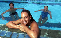 <p>Alison Terry was the first African-American female swimmer to make a U.S. national team (1999, Pan American Games). </p>