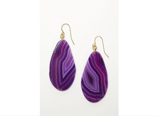 Colorful Agate Earrings