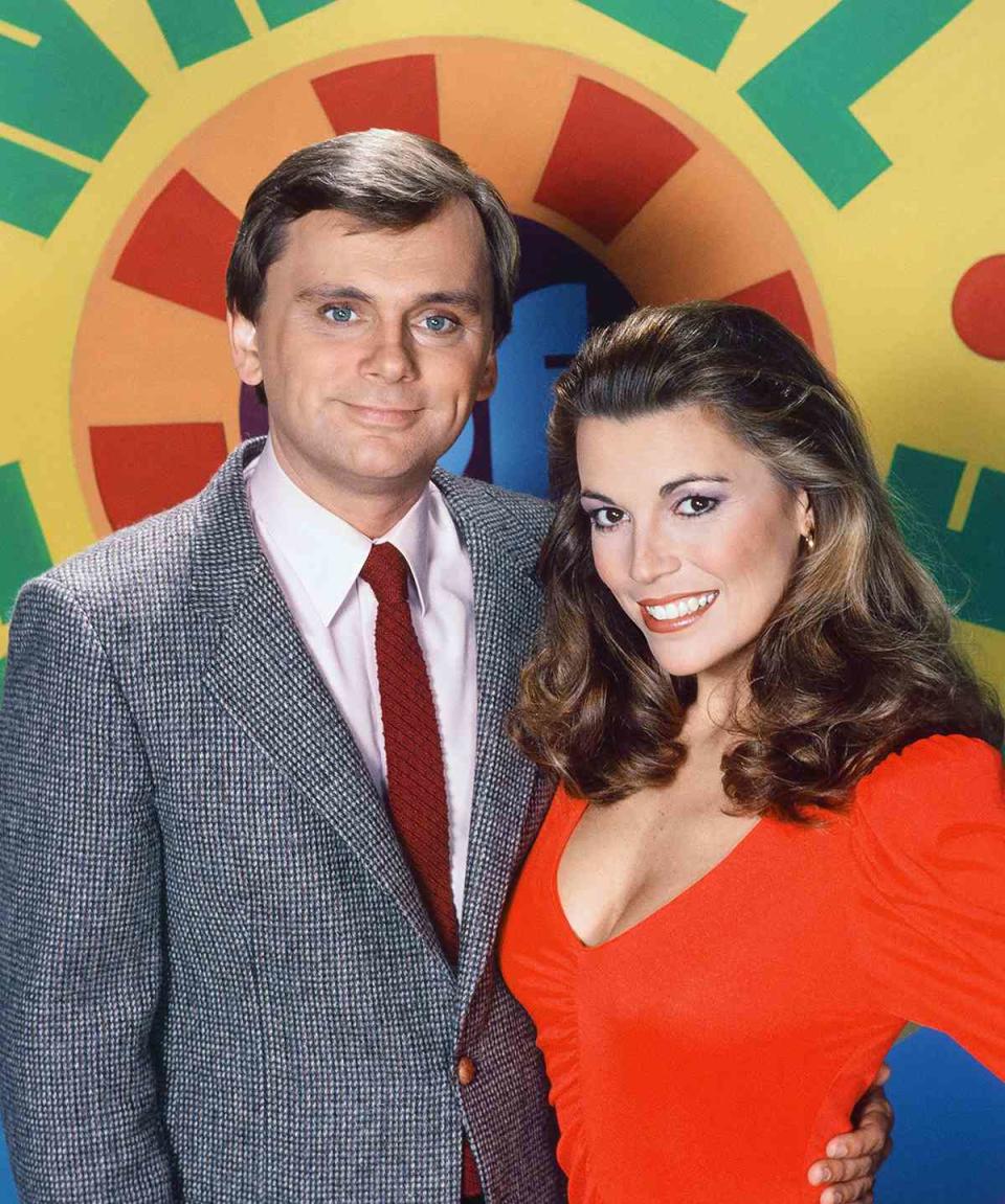 Host Pat Sajak, hostess Vanna White