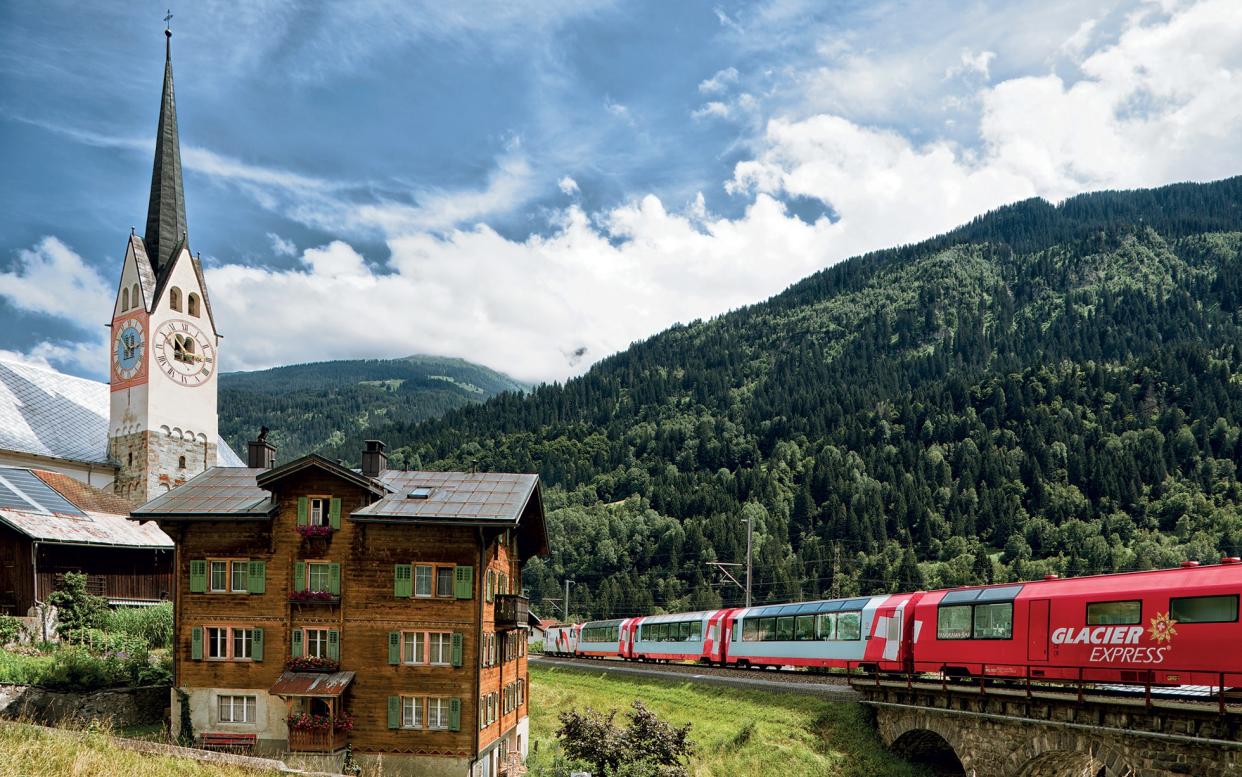 The Glacier Express, one of the world’s great railway journeys - Rhaetische Bahn