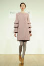 <b>LFW AW13: Paul Costelloe </b><br><br>Pastels were a key look at the presentation.<br><br>© Getty