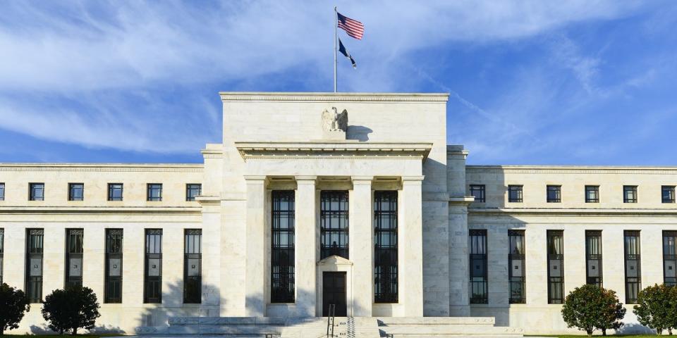 Das Gebäude der US-Notenbank Federal Reserve in Washington.