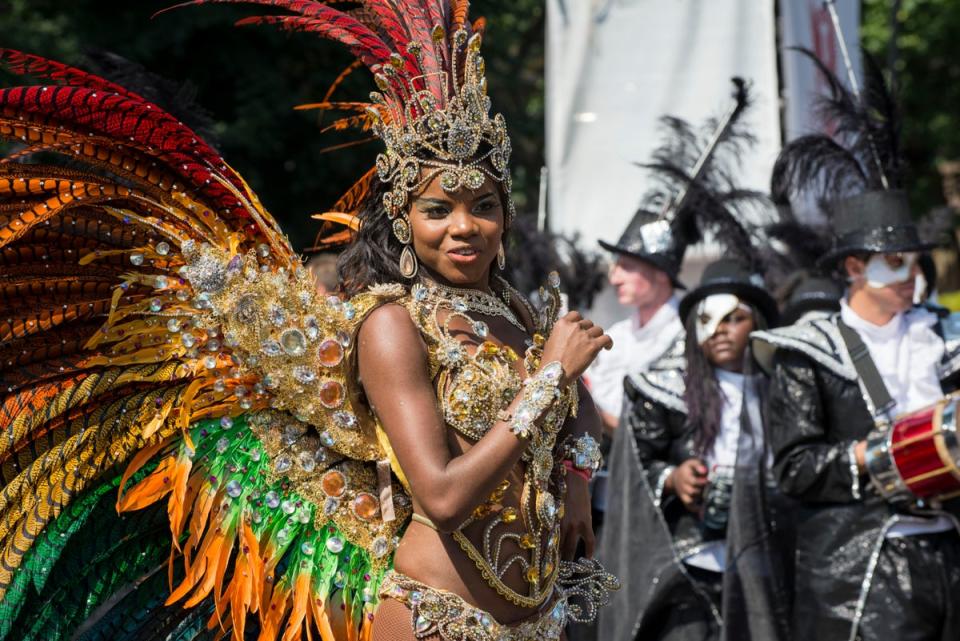 The Carnival parade route is about three and a half miles long (Getty Images)