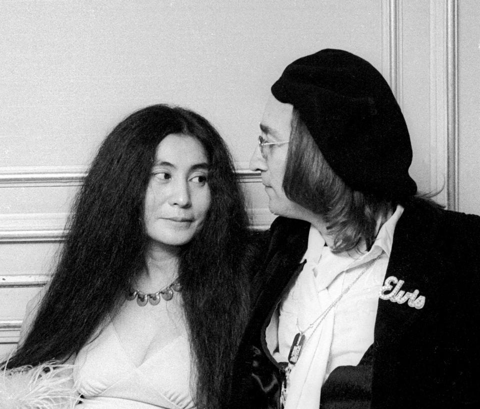 Yoko Ono and John Lennon