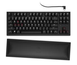 OMEN Spacer Wireless TKL Keyboard designed for players to game anywhere and features a premium detachable palm rest.