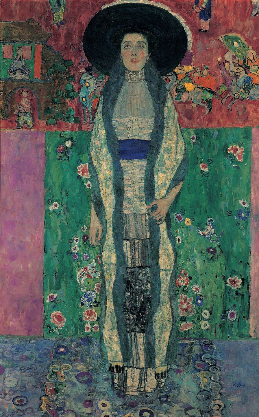 austria january 01 portrait of adele bloch bauer ii d177 190 120 cm oil on canvas by gustav klimt 1912 photo by imagnogetty images bildnis adele bloch bauer ii d177 190 120 cm oellwd 1912