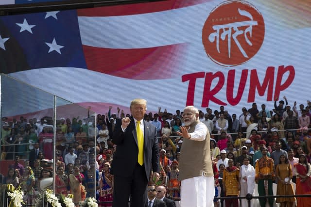 US President Donald Trump and Indian Prime Minister Narendra Modi 