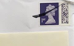 Cancelled stamp