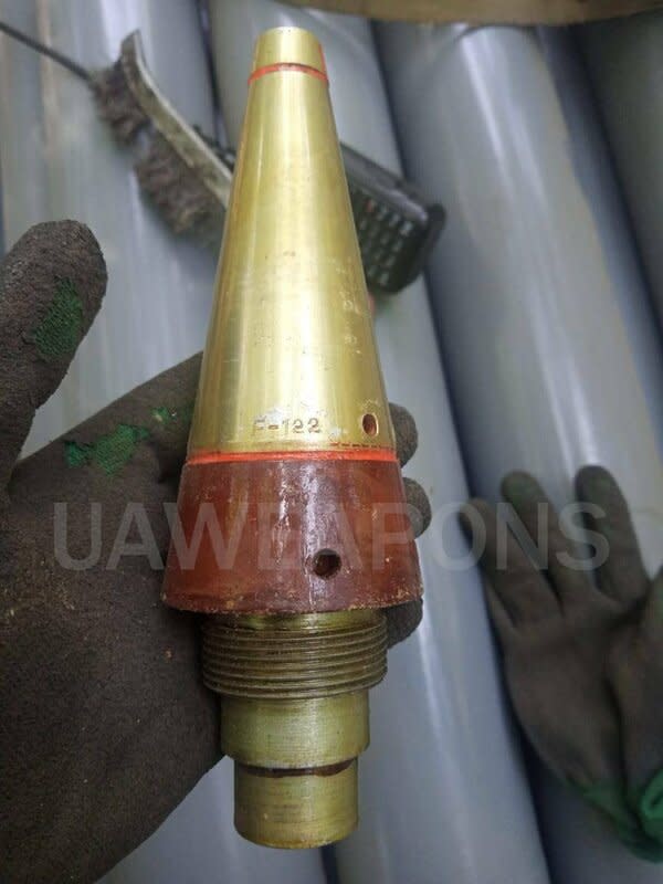 北韓產製的彈藥，被發現已大量使用在俄烏戰場上。   圖：翻攝自推特@UAWeapo
