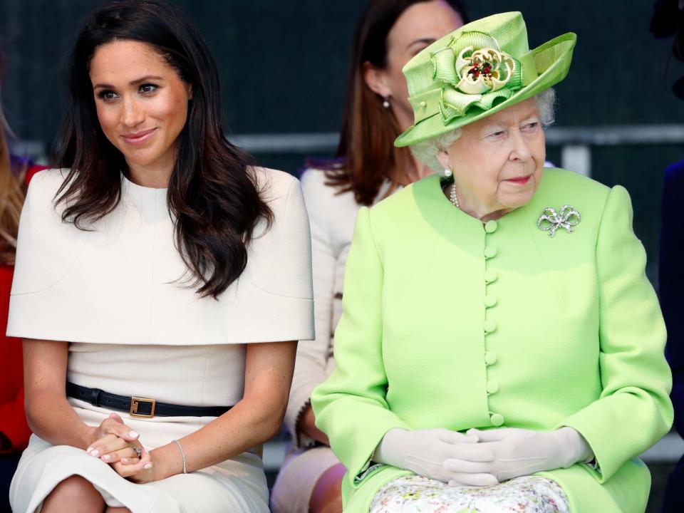 Meghan Markle and Queen Elizabeth II