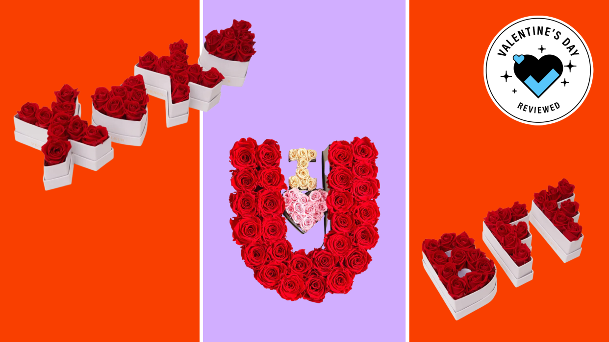 Get a beautiful Venus et Fleur flower set for Valentine's Day 2023.