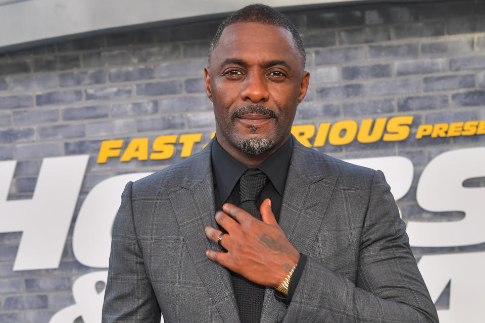 HOLLYWOOD, CALIFORNIA - JULY 13: Idris Elba attends the premiere of Universal Pictures' "Fast & Furious Presents: Hobbs & Shaw" at Dolby Theatre on July 13, 2019 in Hollywood, California. (Photo by Emma McIntyre/Getty Images)