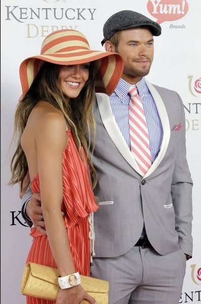 kellan lutz at the kentucky derby