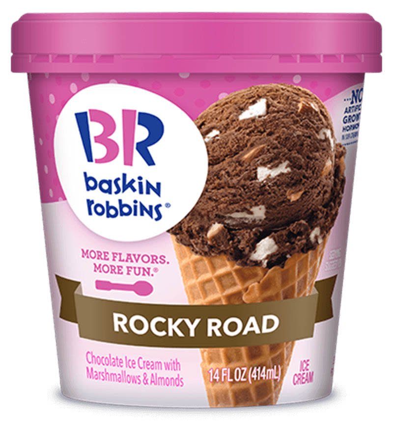 Baskin Robbins Rocky Road Ice Cream (Baskin Robbins)