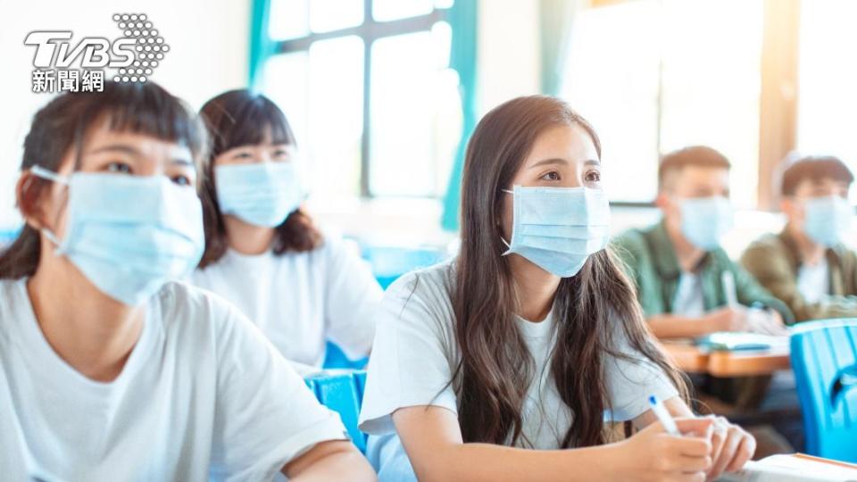 中小學即將開學並施行防疫措施。（示意圖／shutterstock達志影像）