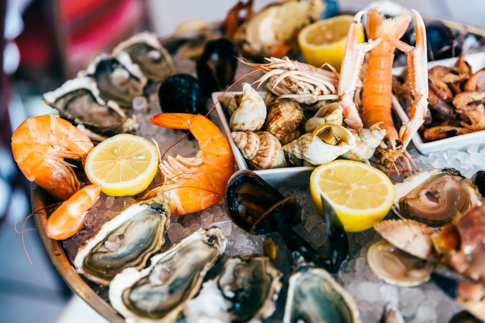 Shellfish are delicious delicacies rich in zinc.