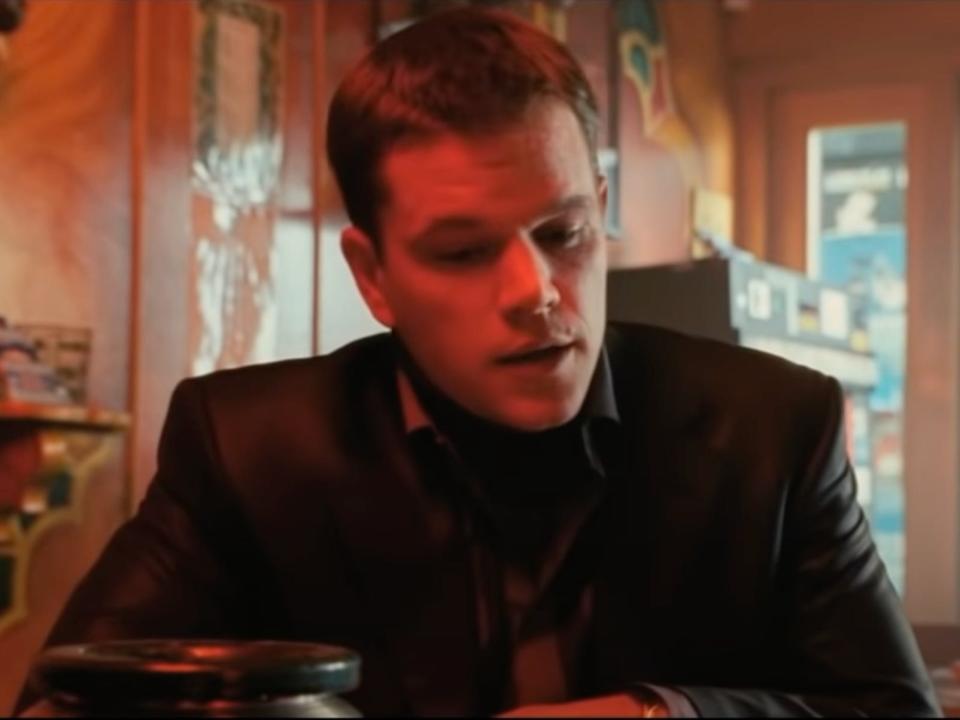 Matt Damon in "Ocean's Twelve" (2004).