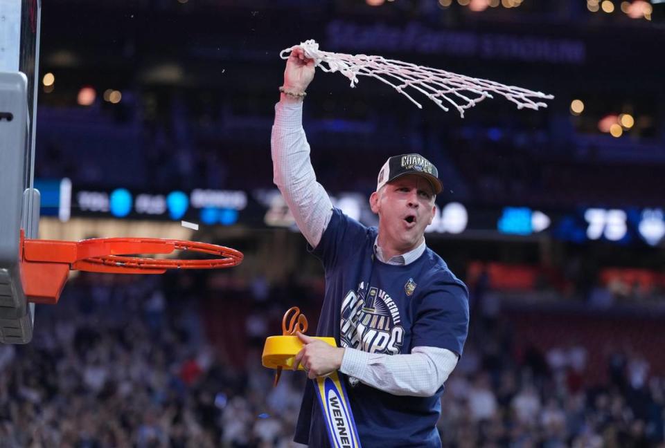 UConn head coach Dan Hurley has led the Huskies to back-to-back national championships.