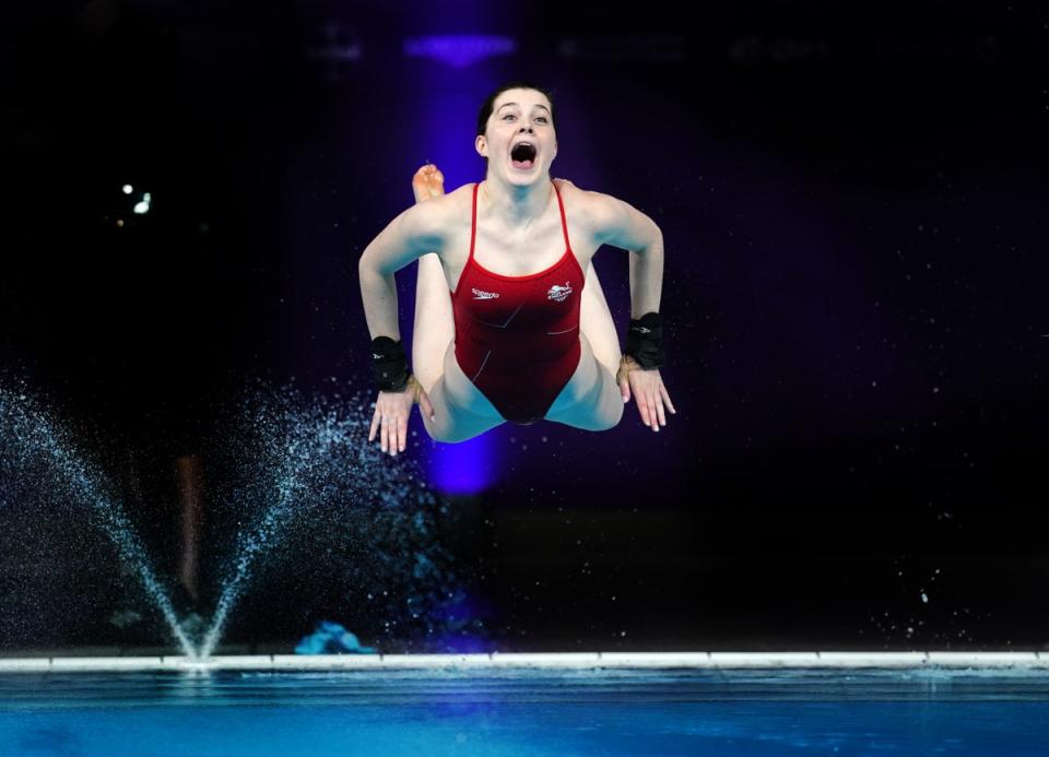 Andrea Spendolini Sirieix celebrated winning her second gold of the Games (David Davies/PA) (PA Wire)