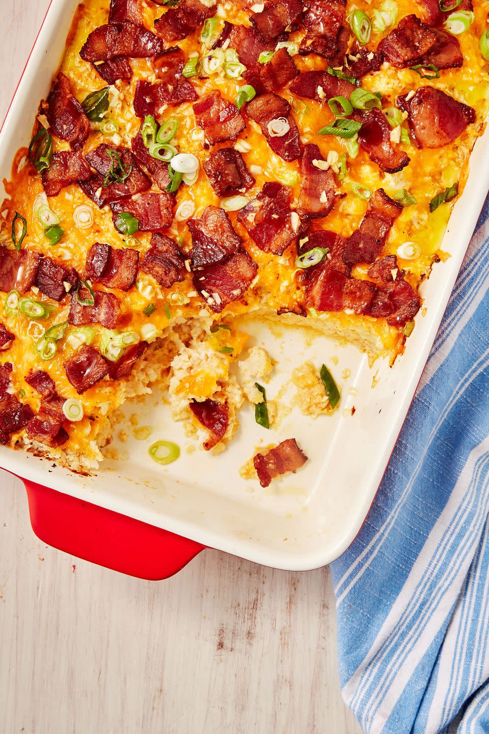 Loaded Cauliflower Breakfast Bake