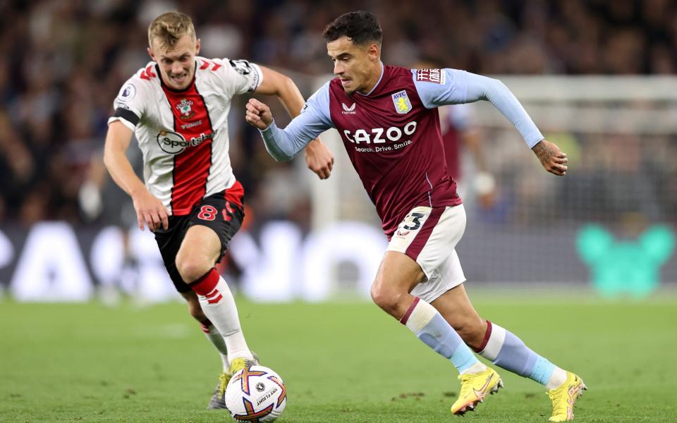 Coutinho (R) - Aston Villa vs Southampton live: Score and latest updates from the Premier League - GETTY IMAGES