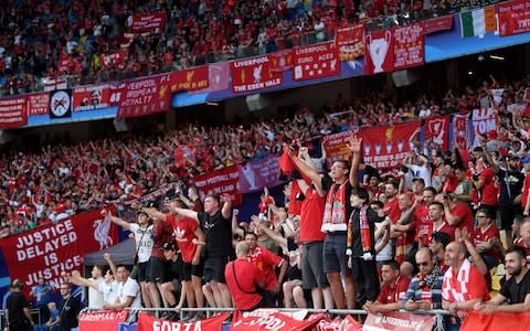 Liverpool's banners - Credit: Laurence Griffiths/Getty Images