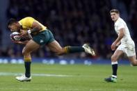 Britain Rugby Union - England v Australia - 2016 Old Mutual Wealth Series - Twickenham Stadium, London, England - 3/12/16 Australia's Tevita Kuridrani runs with the ball Reuters / Stefan Wermuth Livepic