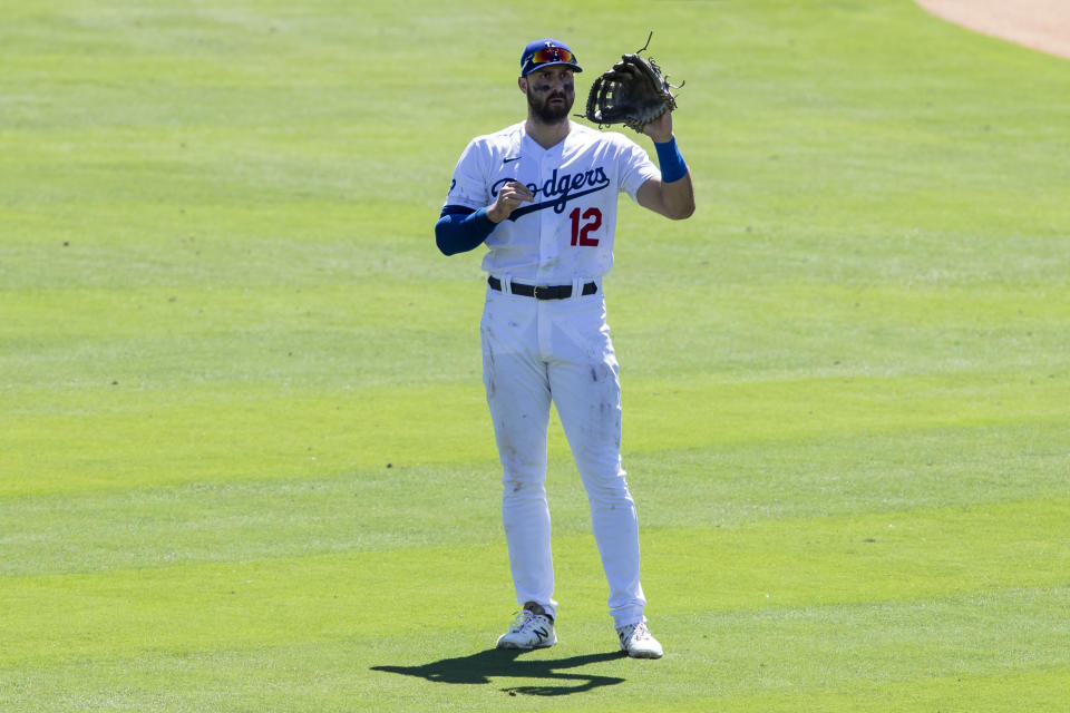 Joey Gallo防守外野有一定水準。（Photo by Brandon Sloter/Icon Sportswire via Getty Images）