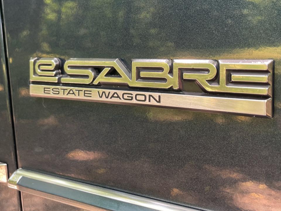 The ID nameplate on Rich Steininger's 1985 Buick LeSabre Estate Wagon