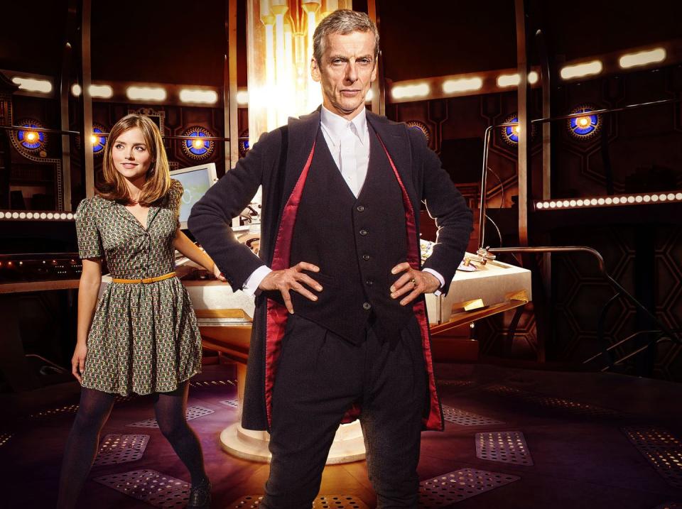 peter capaldi, jenna coleman, doctor who