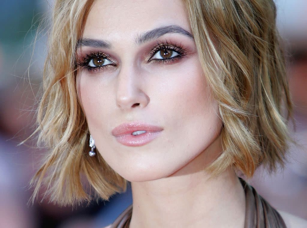 Keira Knightley dyed her hair blond in 2006 for "Pirates of the Caribbean: Dead Man's Chest," and has colored it so many times it's now falling out. (Photo: Getty)