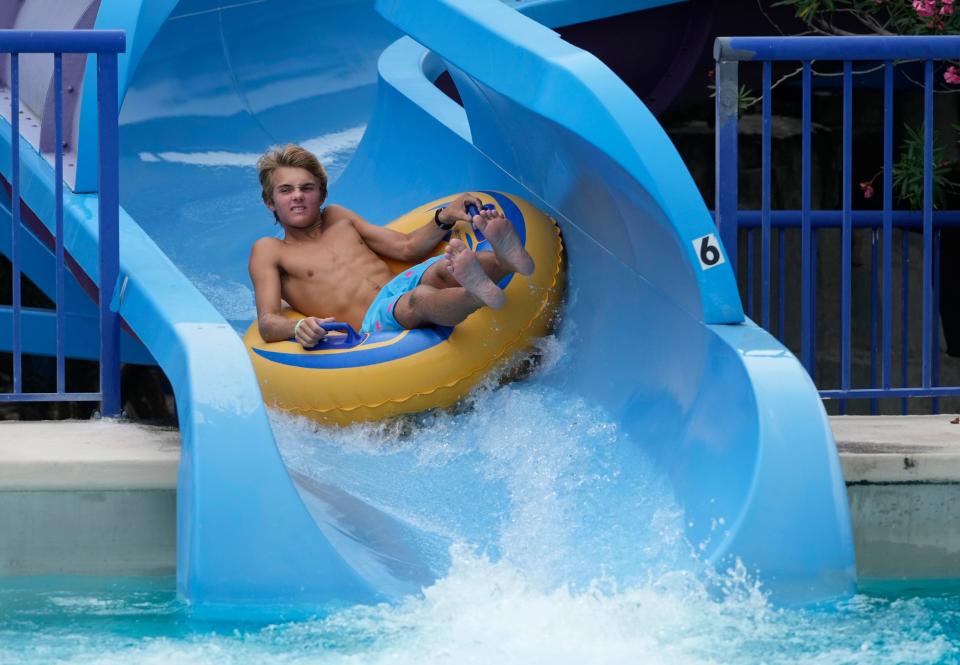 In addition to its water slide attractions, Daytona Lagoon also offers go-karts, laser tag and a mega arcade.