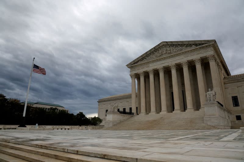 FILE PHOTO: The first day of the court's new term in Washington