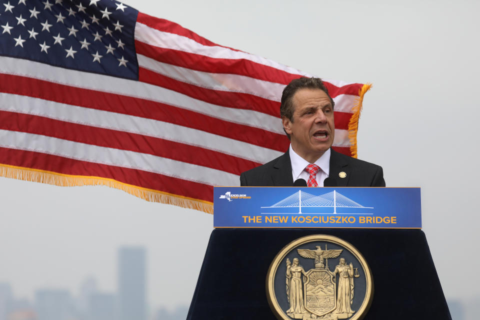 New York Gov. Andrew Cuomo signed a bill on Monday to close a loophole in the state&rsquo;s Clean Indoor Air Act that allowed individuals to smoke tobacco in public places where cigarettes are prohibited.&nbsp; (Photo: Carlo Allegri / Reuters)