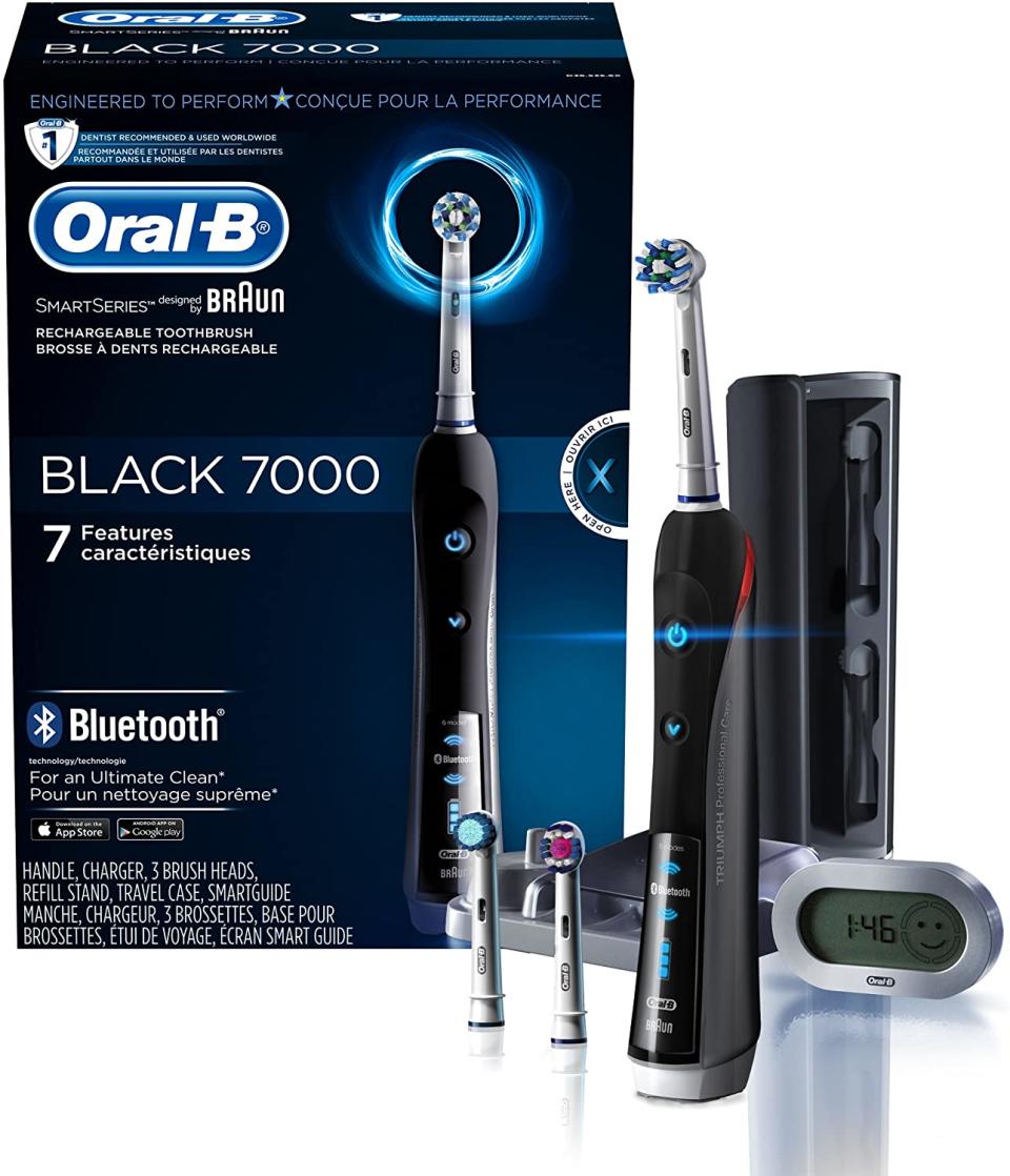 Oral-B 7000 SmartSeries Rechargeable Power Electric Toothbrush. Image via Amazon.