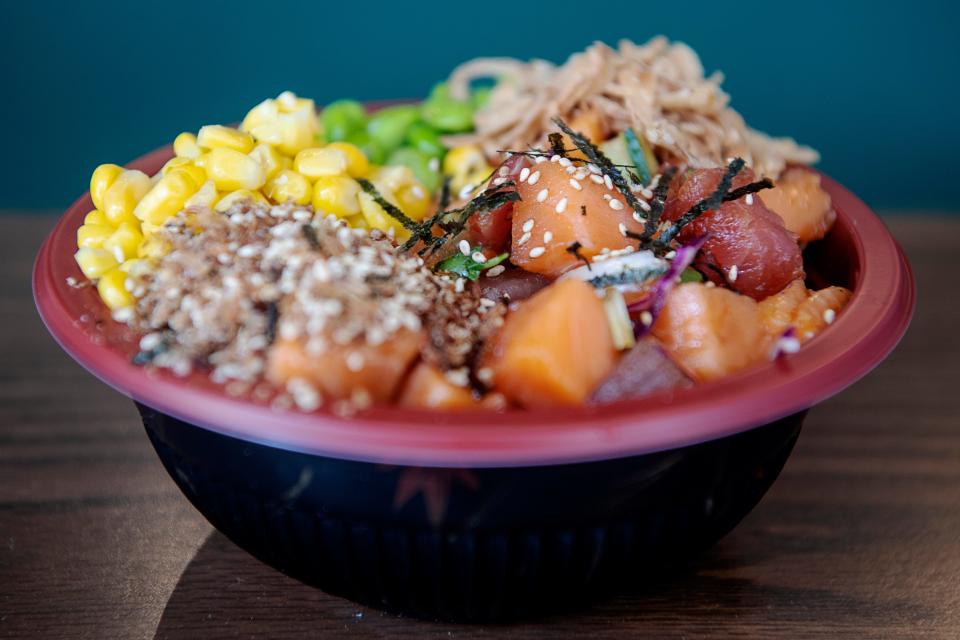 A poke bowl from Suwana Express.