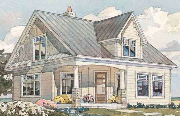 Brunswick Cottage, Plan #595