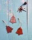 <p>Help dad keep his car smelling fresh with a DIY tree-shaped air freshener. Added bonus—they are made with essential oils so no nasty chemicals involved.<br><strong><br>To make:</strong> Trace the shape of a wooden Christmas tree ornament on a scrap of fabric twice. Cut out and glue to the front and back of the ornament. Once dry, soak the fabric with dads favorite scent of essential oil (we used <a href="https://go.redirectingat.com?id=74968X1596630&url=https%3A%2F%2Fwww.etsy.com%2Flisting%2F239354350%2Fcedarwood-essential-oil-pure-cedarwood&sref=https%3A%2F%2Fwww.countryliving.com%2Fdiy-crafts%2Fg1171%2Fgift-ideas-for-dad%2F" rel="nofollow noopener" target="_blank" data-ylk="slk:cedar;elm:context_link;itc:0;sec:content-canvas" class="link ">cedar</a>). Thread twine through the loop for hanging.<br><br><a class="link " href="https://www.amazon.com/WYKOO-Unpainted-Christmas-Hanging-Ornaments/dp/B08M3QQXYJ/ref=sr_1_3?tag=syn-yahoo-20&ascsubtag=%5Bartid%7C10050.g.1171%5Bsrc%7Cyahoo-us" rel="nofollow noopener" target="_blank" data-ylk="slk:Shop Now;elm:context_link;itc:0;sec:content-canvas">Shop Now</a></p>