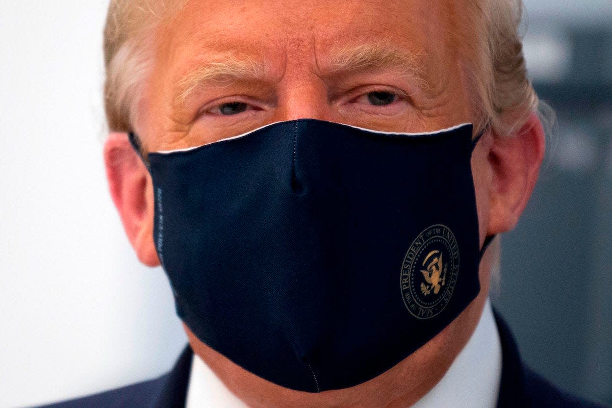 Trump face mask