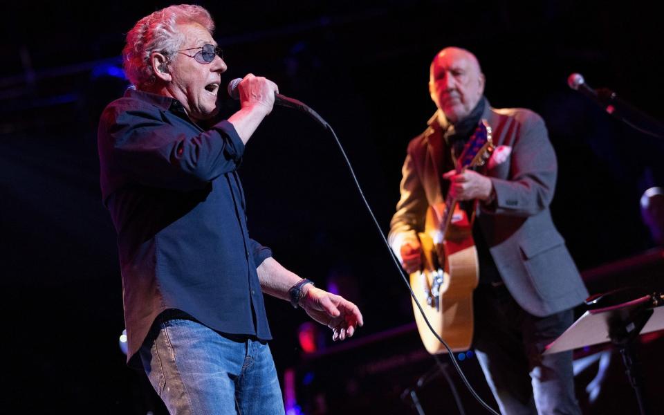 Roger Daltrey (left) and Pete Townshend at the Royal Albert Hall - Roger Daltrey (left) and Pete Townshend at the Royal Albert Hall/PA