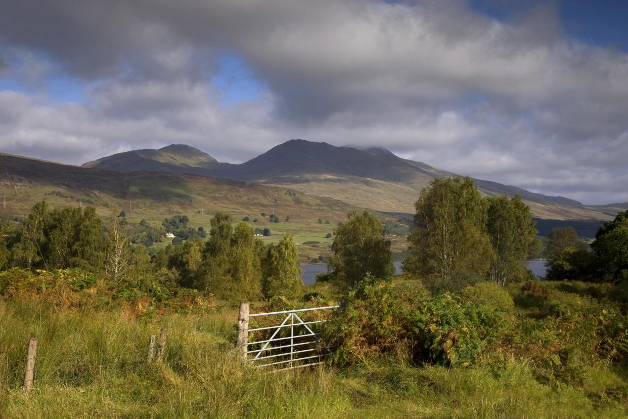 Ben Lawers mountain from the south, Loch tay, Perthshire, Scotland, United Kingdom. (Photo by: Universal Images Group via Getty Images)