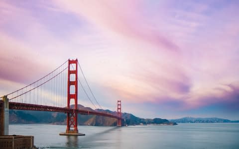 The Golden Gate Bridge, San Francisco - Credit: Getty