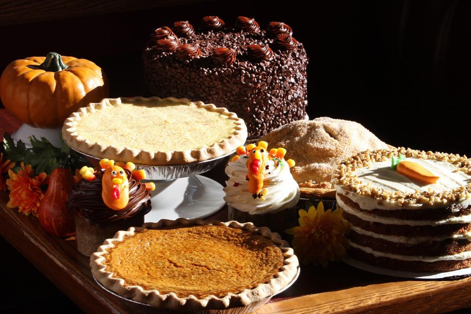 Gregg's sells thousands of pies for Thanksgiving each year. They have the ordering and pick up down pat.