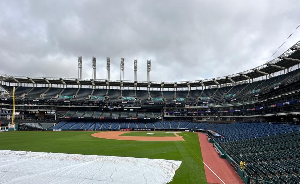 The new renovations at Progressive Field ahead of the Cleveland Guardians 2024 home opener against the Chicago White Sox on April 8.